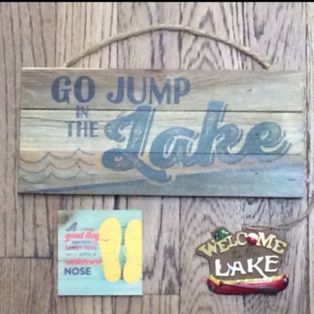 Welcome To The Lake WALL ART And MAGNET DECOR - Picture 6 of 9